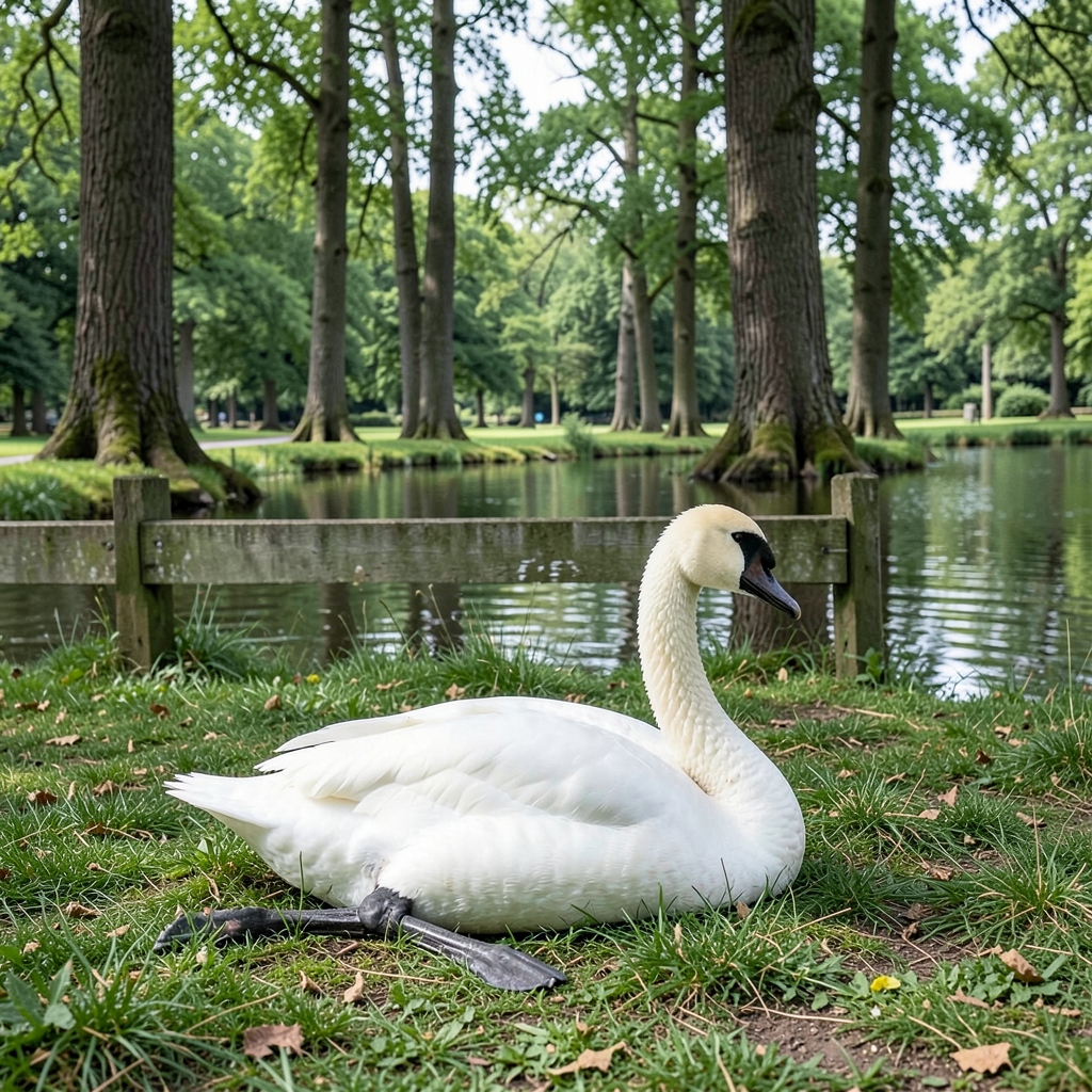Police appeal for information after swan found decapitated at Roundhay Park, Leeds